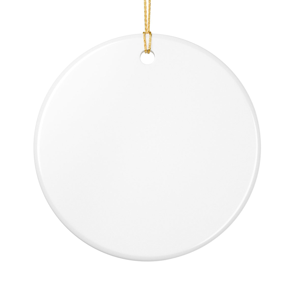 First Christmas in Our Home 2026 Ceramic Ornament — Personalized New Home Holiday Decoration